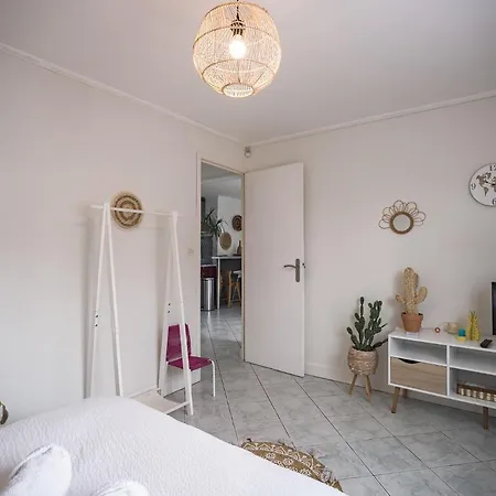 Apartment Sun House - Terrasse Parking Prive Gratuit Troyes