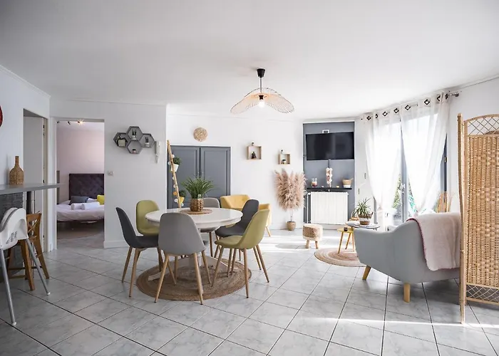 Sun House - Terrasse Parking Prive Gratuit Apartamento *