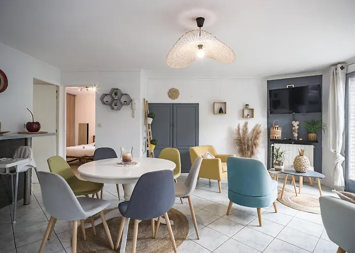 Sun House - Terrasse Parking Prive Gratuit Troyes